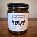 tropical escape candle