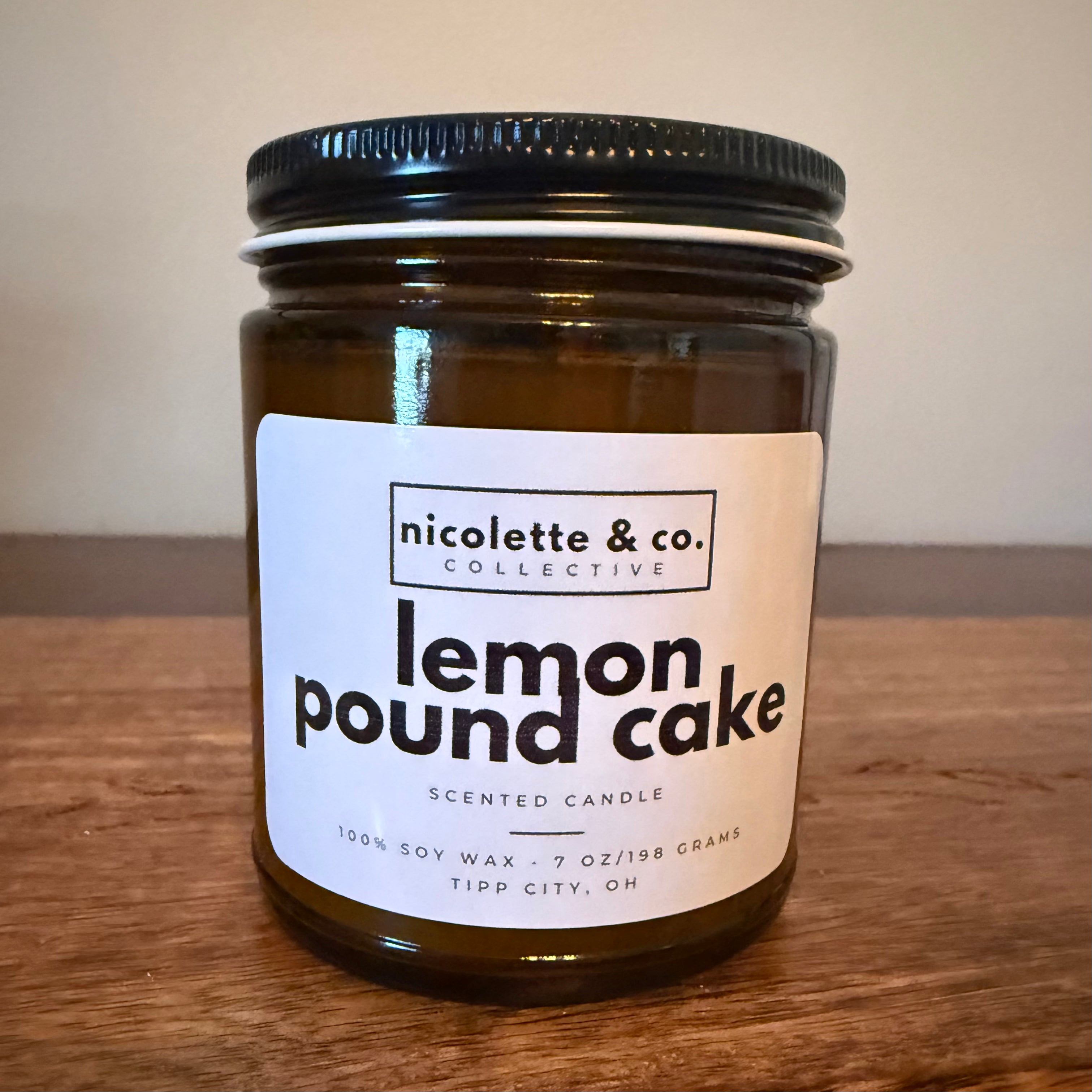lemon pound cake candle