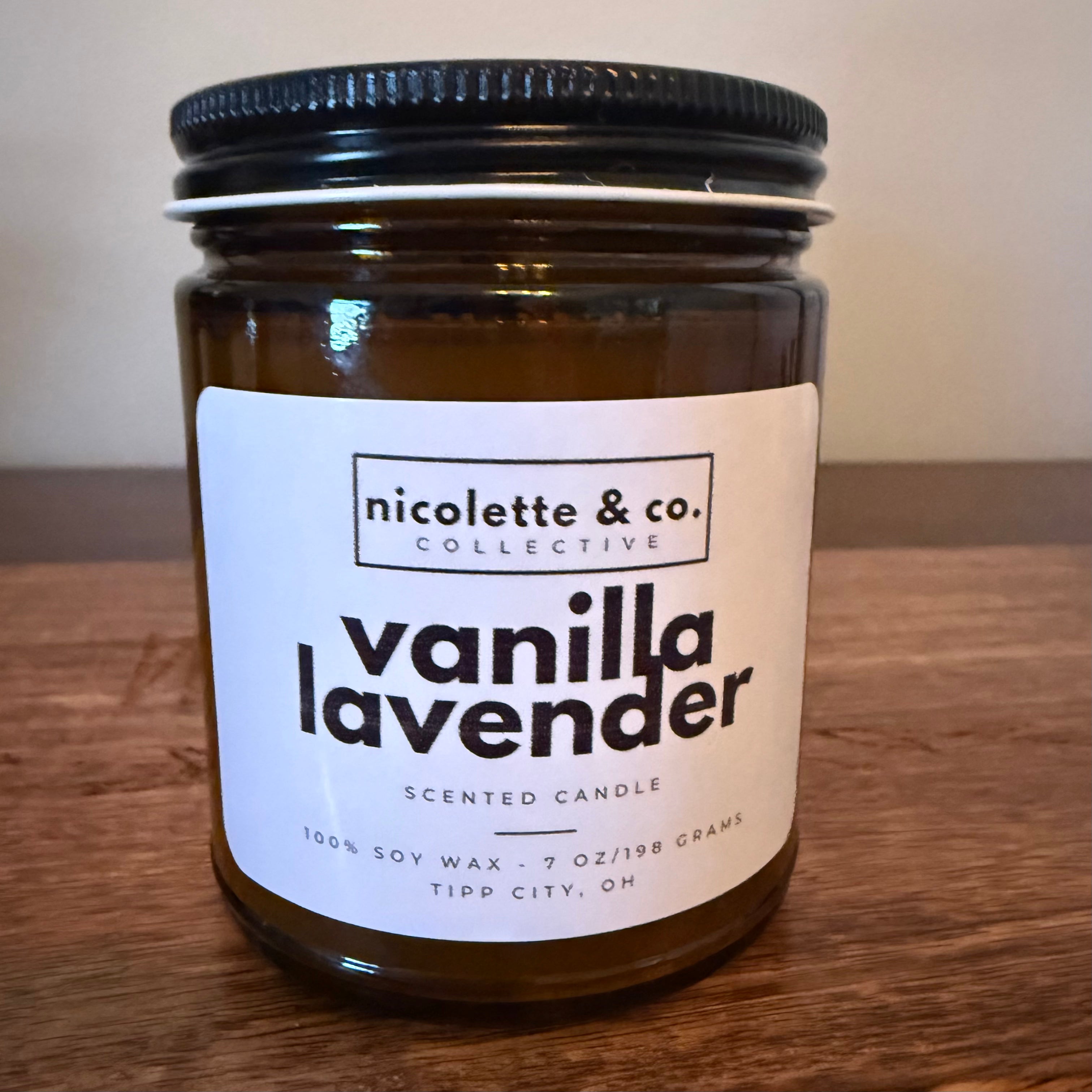 vanilla lavender candle