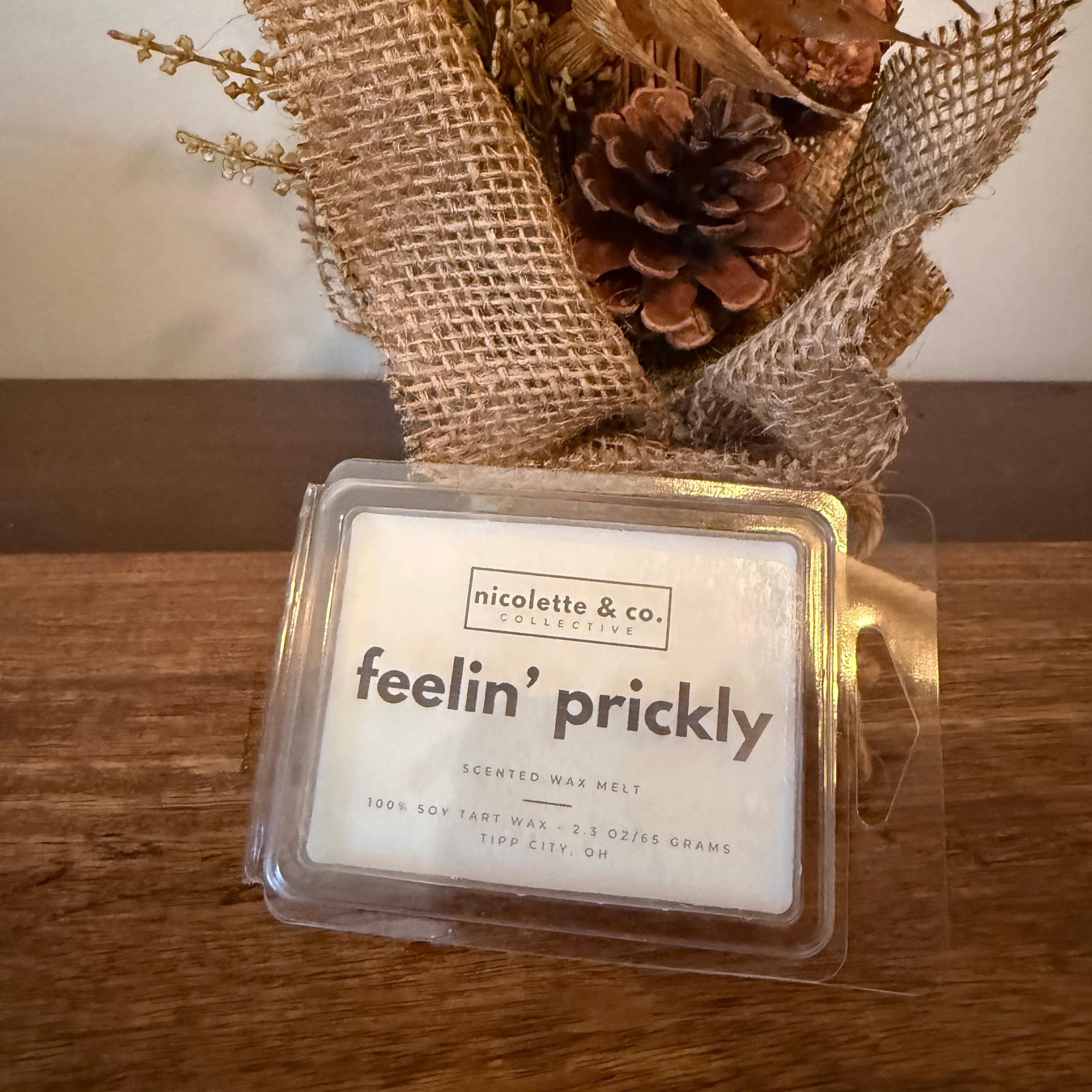 feelin' prickly wax melt