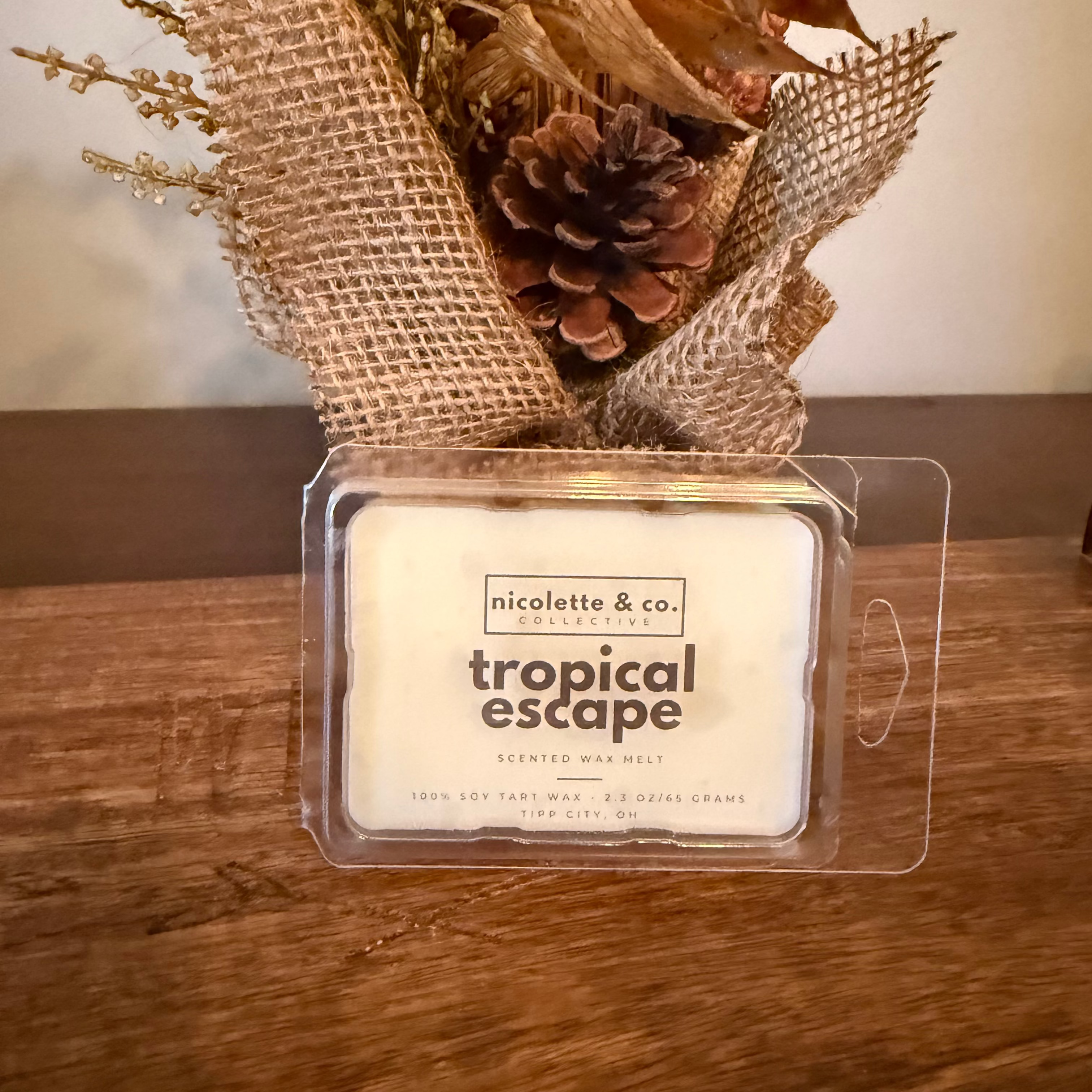 tropical escape wax melt