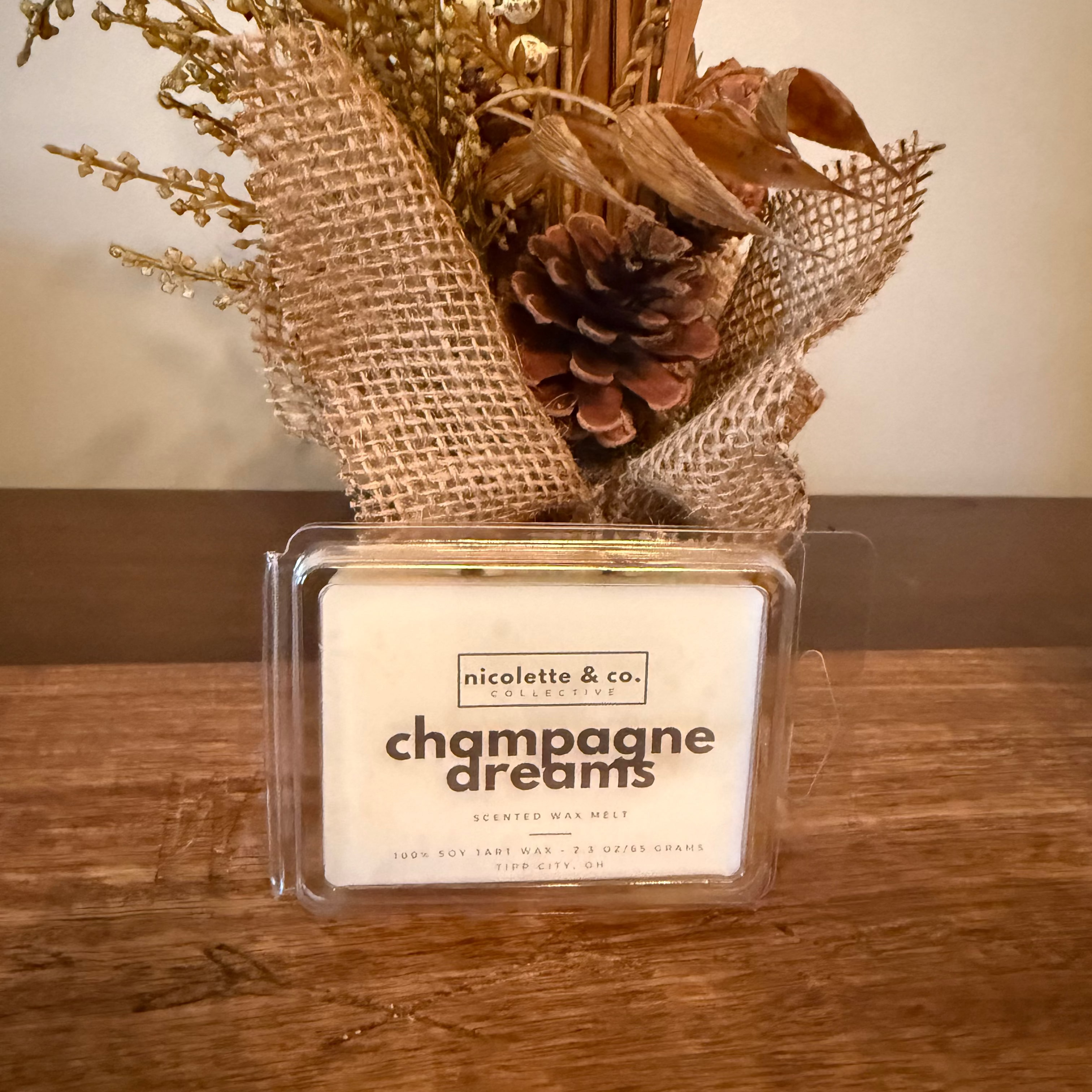 champagne dreams wax melt