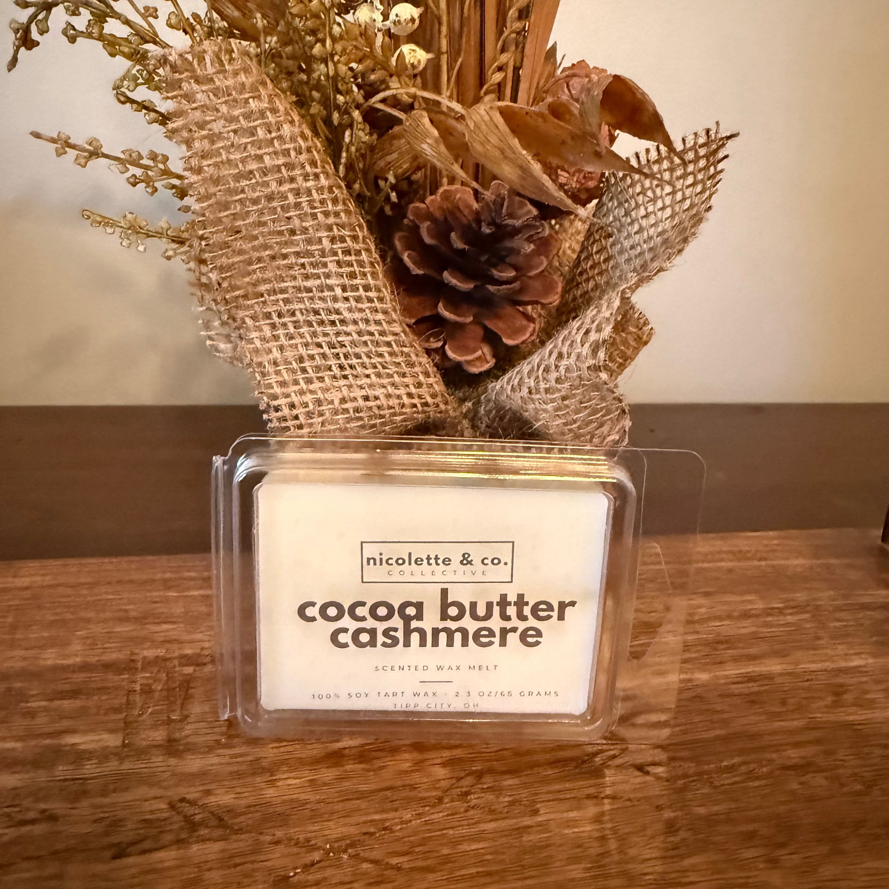 cocoa butter cashmere wax melt