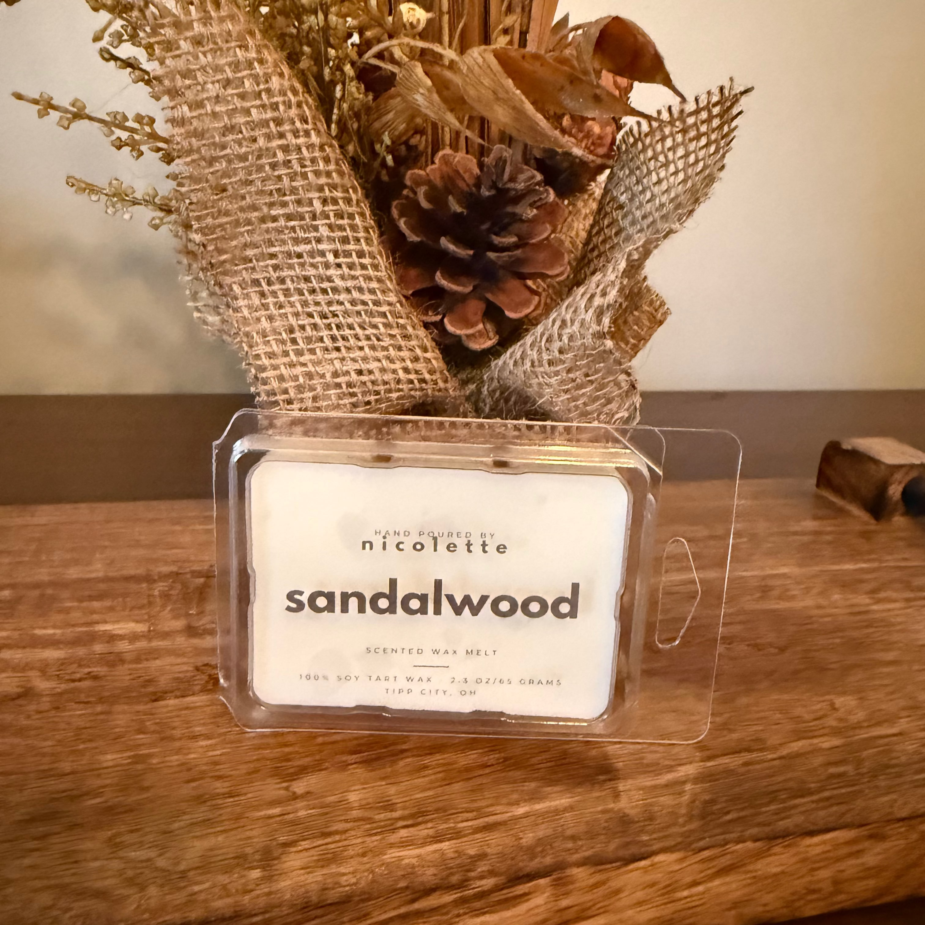 sandalwood wax melt