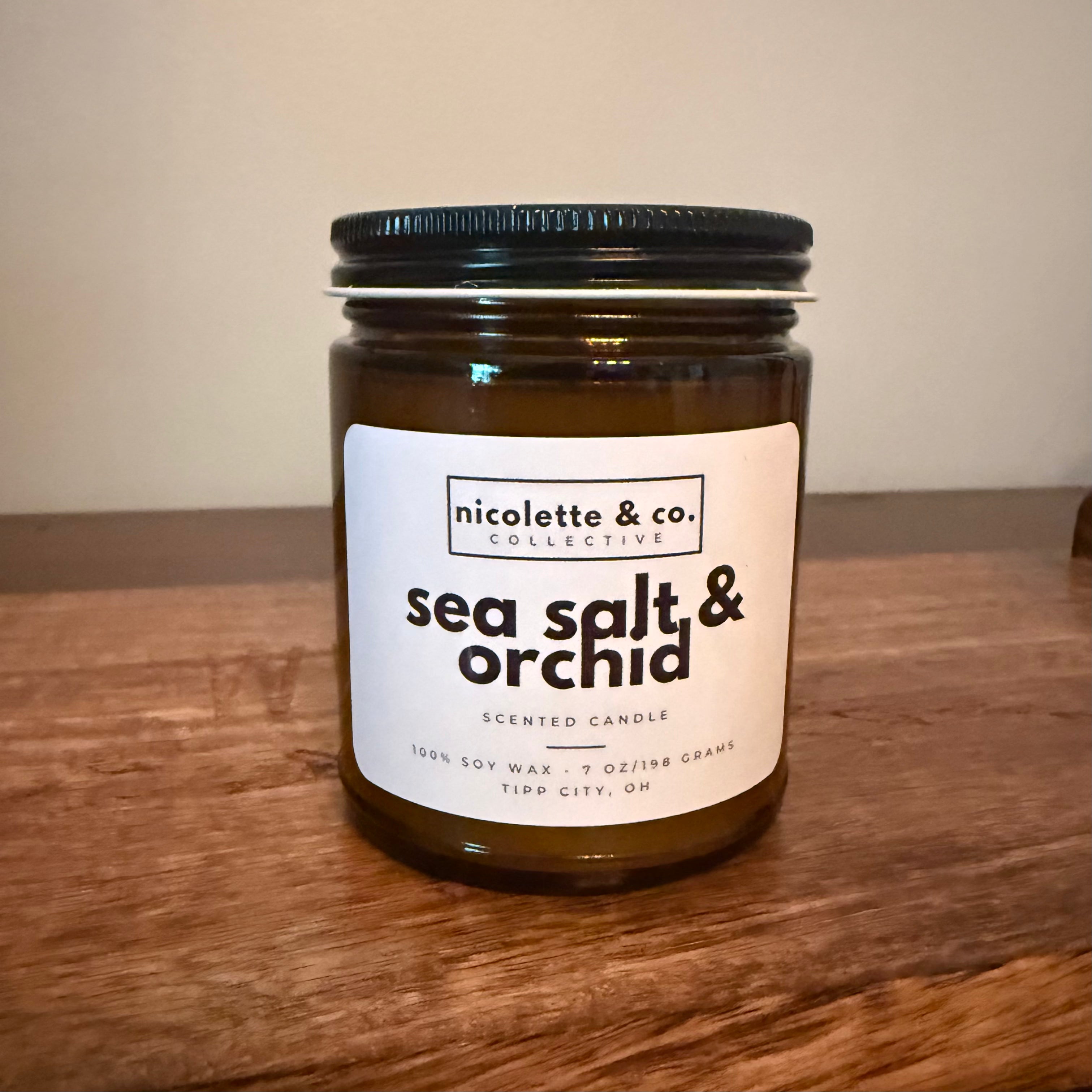 sea salt & orchid candle