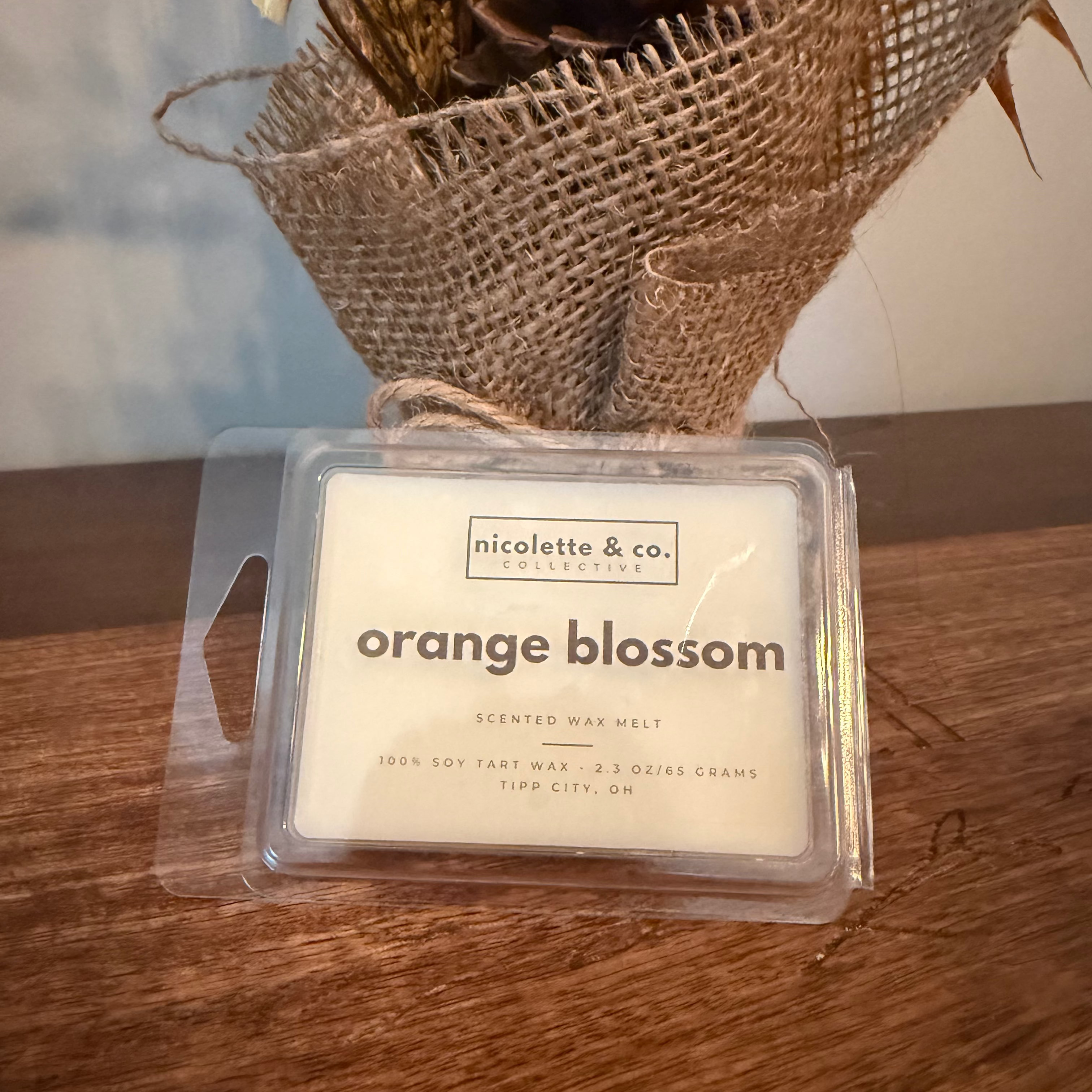 orange blossom wax melt